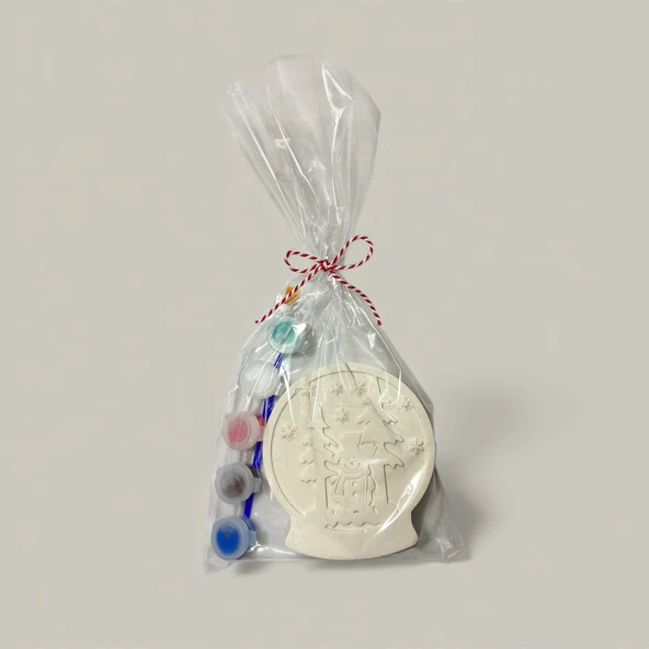 Yılbaşı Ruhunu Yakala: Kar Küresi Boyama Seti - Resim 4