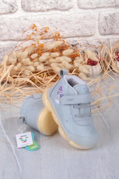 Vicco 946.E25K.447 Geminis Gri Anatomik İlk Adım Işıklı Erkek Çocuk Bot - Resim 6