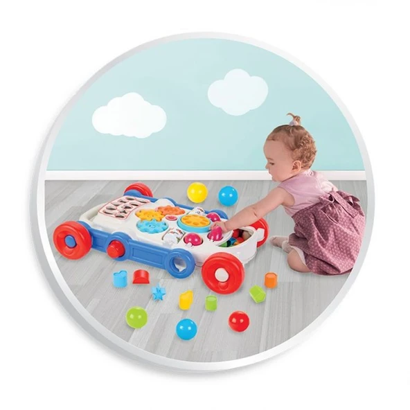 Happy İlk Adım Arabası Mavi - Resim 3