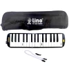 Lino 32 Tuşlu Çantalı Melodika Siyah ürün görseli