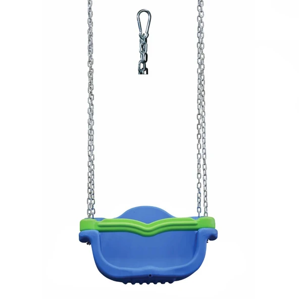 King Kids Zincirli Salıncak Mavi - Resim 2