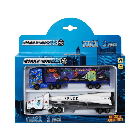 Maxx Wheels Çekici Tır Seti - Resim 3