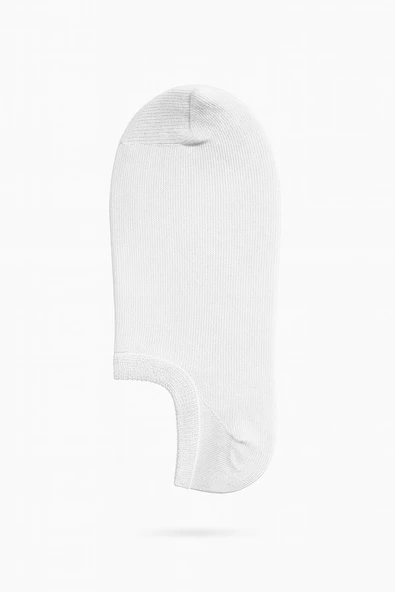 Kadın Pamuklu Görünmez Patik Çorap 4’lü Set – Siyah / Beyaz / Karışık Renk – Kaymaz Silikonlu, Terletmeyen, Konforlu - Resim 10