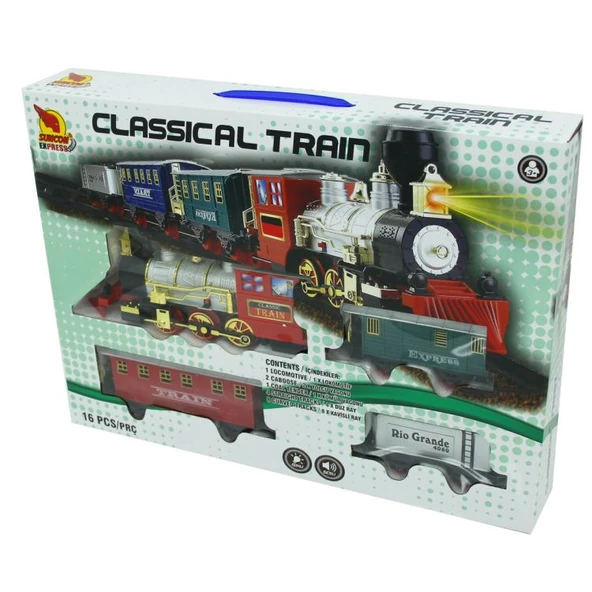 Sunman Klasik Tren Seti 16 Parça - Resim 3
