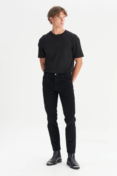 Erkek Texas Slim Kadife Pantolon Black Black 33 30 ürün görseli 1
