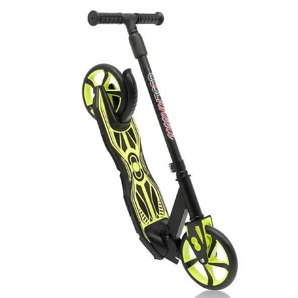Cool Wheels Scooter Neon Sarı - Resim 2
