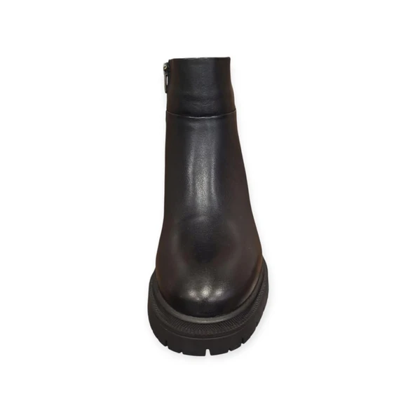 MAMMAMİA D25KB-8470 TOPUKLU DERİ HAFİF KADIN BOT - Resim 5