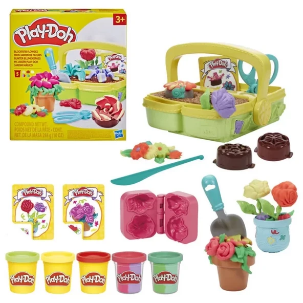 Play-Doh Renkli Çiçekler Botanik Oyun Seti ürün görseli
