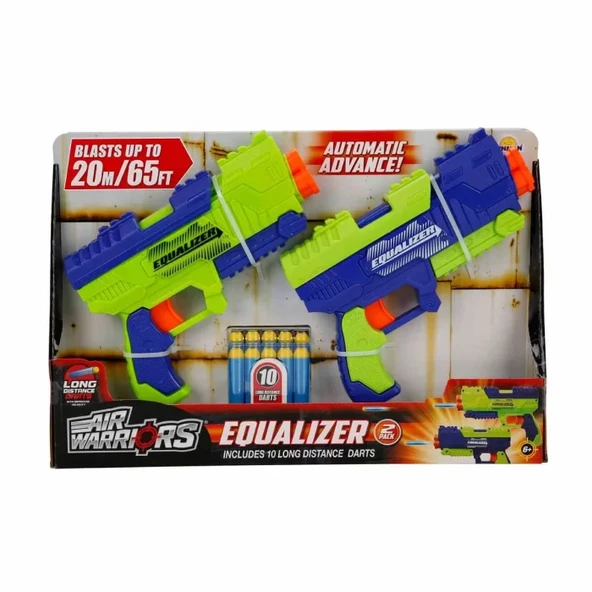 Air Warriors Equalizer 10 Mermili 2’li Sünger Dart Atan Silah 21 cm - Resim 2
