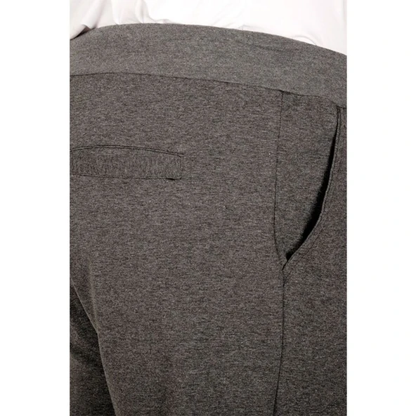 Büyük Beden Erkek Kapri Straight Basic 20500 Antrasit - Resim 3
