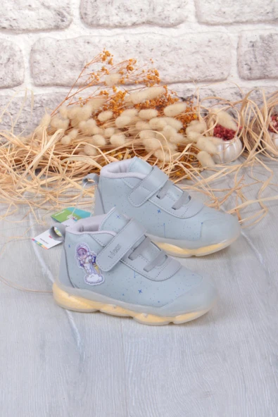 Vicco 946.B25K.447 Geminis Gri Anatomik Işıklı Erkek Çocuk Bot ürün görseli