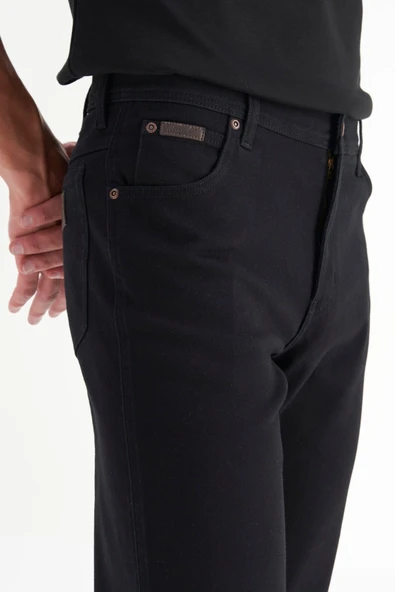 Texas Denim Pantolon Black Black 34 30 - Resim 5