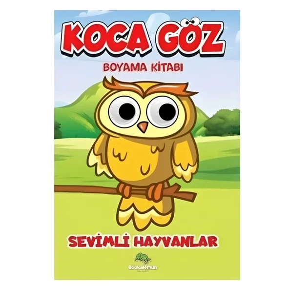Koca Göz Sevimli Hayvanlar Boyama Kitabı ürün görseli 1