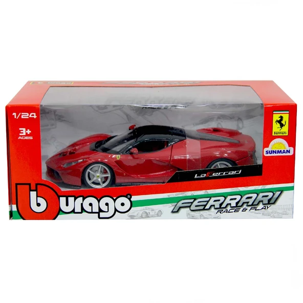 1:24 Bburago Ferrari La Ferrari - Resim 4
