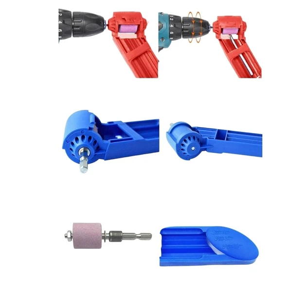 Taşınabilir Kullanımı Kolay Hafif Matkap Ucu Bileyici Matkap Ucu Bileme Keskinleştirme Aparatı (5284) - Resim 3