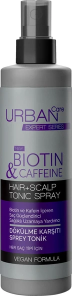 URBAN Care Expert Serisi Biotin ve Kafein Dökülme Karşıtı Saç Toniği-Hızlı Uzamaya Yardımcı-200 ML ürün görseli