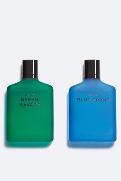 ZARA MAN GREEN SAVAGE + ZARA MAN BLUE SPIRIT EAU DE TOILETTE 2X100 ML İNDİRİMSEHRİ ürün görseli 1