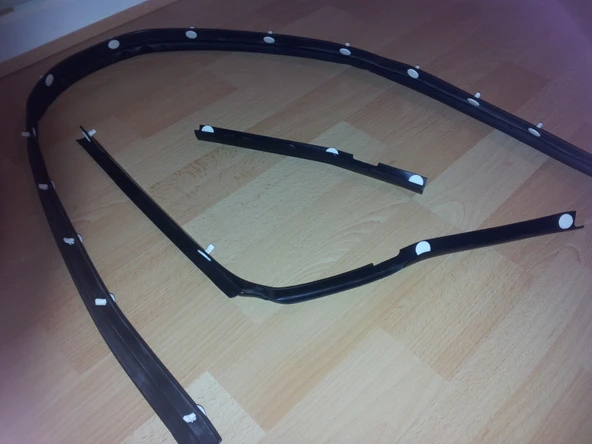 5 ADET Mazda araç kaput contası klipsi - 1014729 - Resim 2