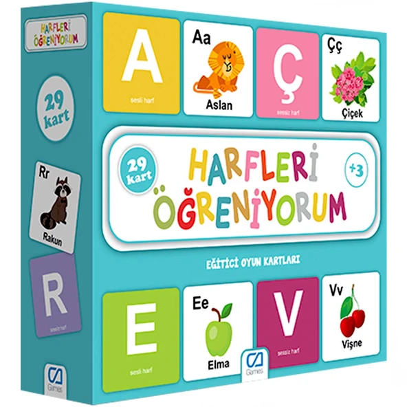 Harfleri Öğreniyorum Eğitici Set ürün görseli
