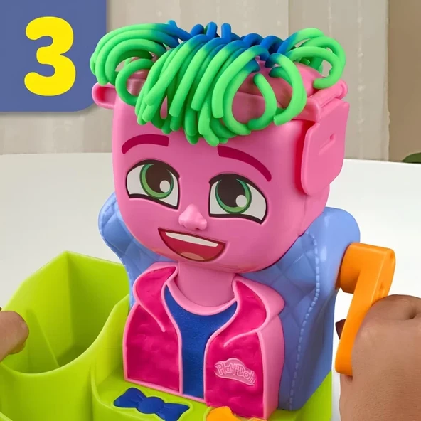 Play-Doh Renkli Kuaför Salonu F8807 - Resim 5
