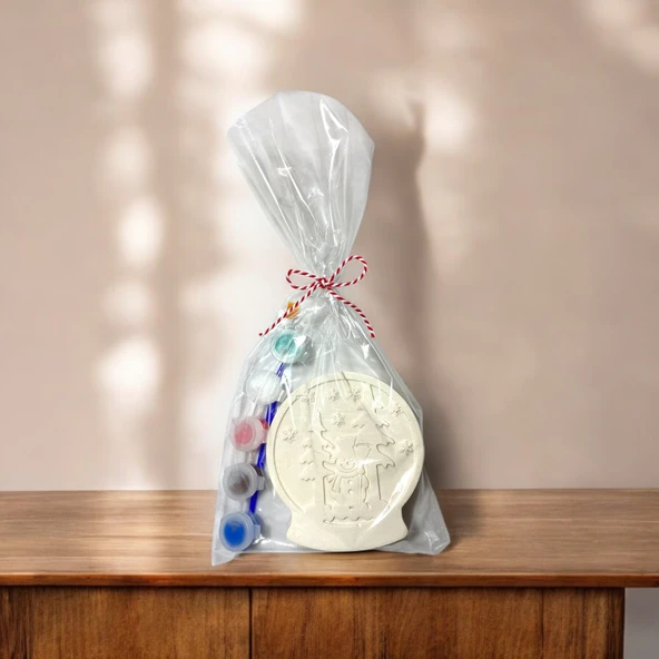 Yılbaşı Ruhunu Yakala: Kar Küresi Boyama Seti ürün görseli 1