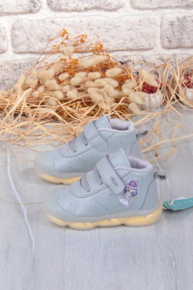 Vicco 946.B25K.447 Geminis Gri Anatomik Işıklı Erkek Çocuk Bot - Resim 4