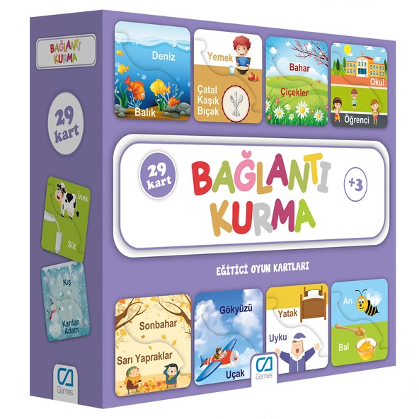 Bağlantı Kurma Eğitici Oyun Kartları ürün görseli