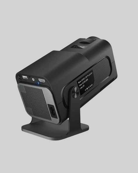 Taşınabilir Akıllı Projeksiyon HDMI USB Uyumlu Oyun Destekli Kompakt - Resim 3