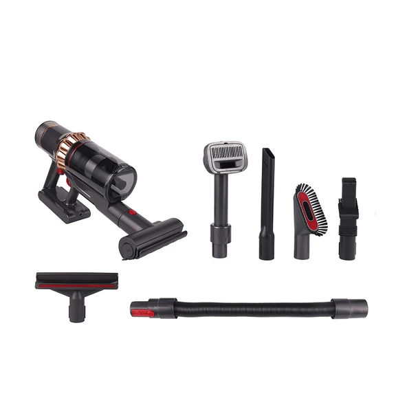 Yasomi Vion Plus V11 H12 Hepa Mop Başlık Led Işıklı Turbo Başlık Dikey Süpürge - Resim 3