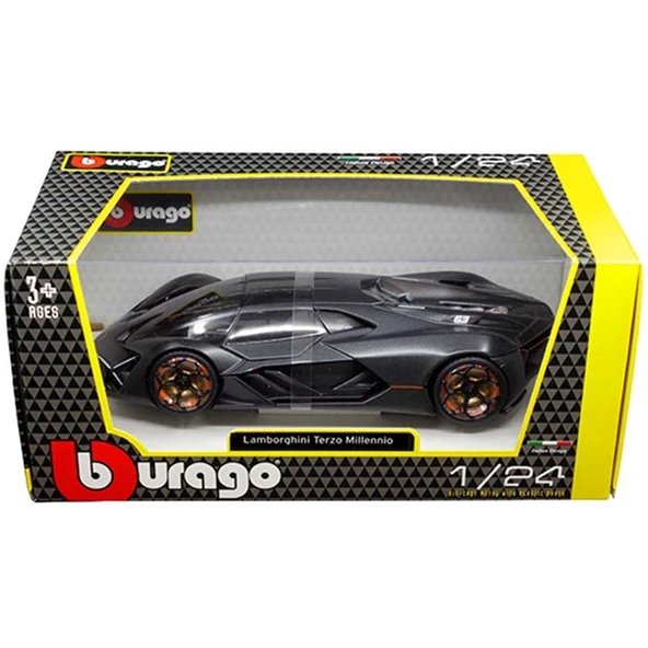 Bburago 1:24 Lamborghini Terzo Millennio Model Araba - Resim 4