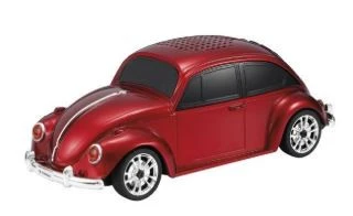 Kırmızı Araba Voswos Retro Tasarım USB/TF/FM Bluetooth Hoparlör Speaker ürün görseli