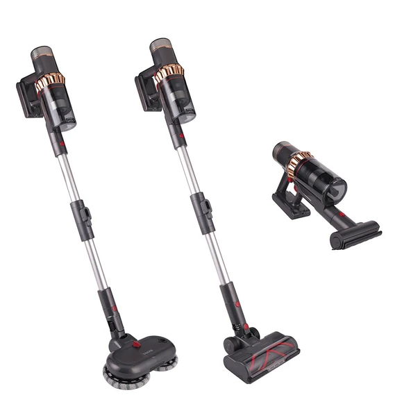 Yasomi Vion Plus V11 H12 Hepa Mop Başlık Led Işıklı Turbo Başlık Dikey Süpürge ürün görseli