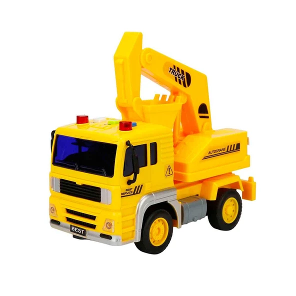 Maxx Wheels Sesli ve Işıklı İnşaat Araçları 20 cm. - Resim 4