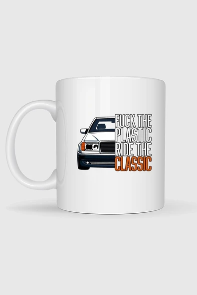 Plastik Araba Kullanma Klasik Araba Kullan Baskılı Kupa Bardak - Resim 2