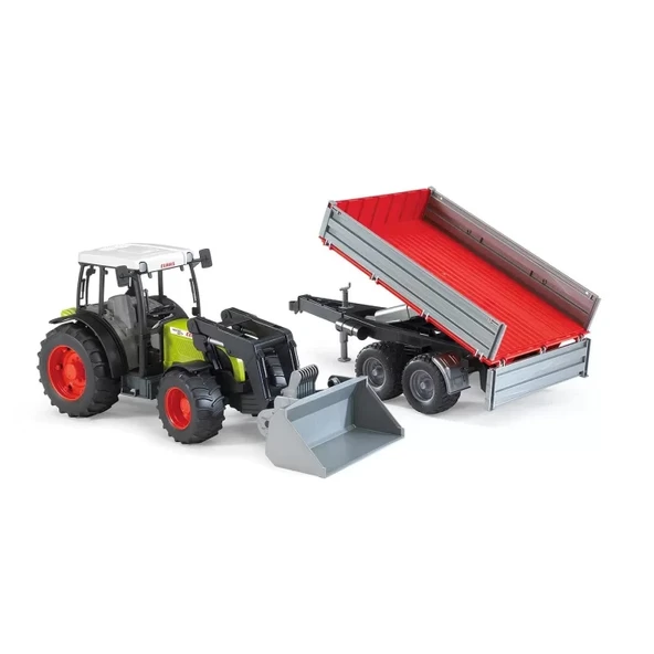 Bruder Claas Nectis 267F Traktör Ve Römork BR02112 - Resim 4
