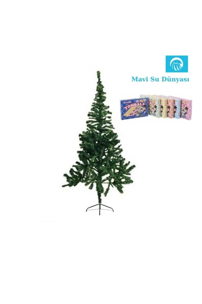 Yılbaşı Ağacı 90 Cm - Tombala Hediyeli - Mavi Su Dünyası ürün görseli