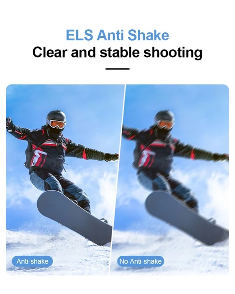 Çeşithane 5K Ultra HD Video Kamera – Anti-Shake Stabilizasyonlu, 270° Döner Ekranlı Vlog & Seyahat Kamera, WiFi Destekli Spor Aksiyon Kamerası (Mik - Resim 5