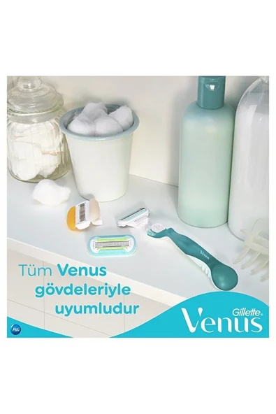 Gillette Venus Smooth Kadın Yedek 2li Tıraş Bıçağı - Resim 6