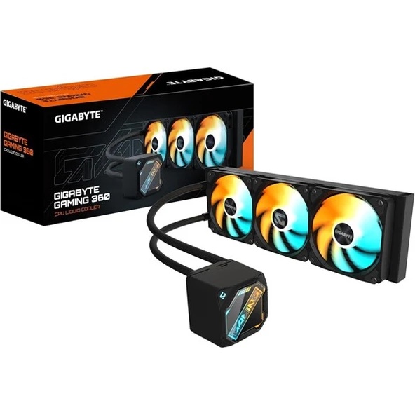 GIGABYTE 360MM GP-GIGABYTE GME 360 ARGB AM5-1851P SIVI SOĞUTMALI İŞLEMCİ FANI ürün görseli 1