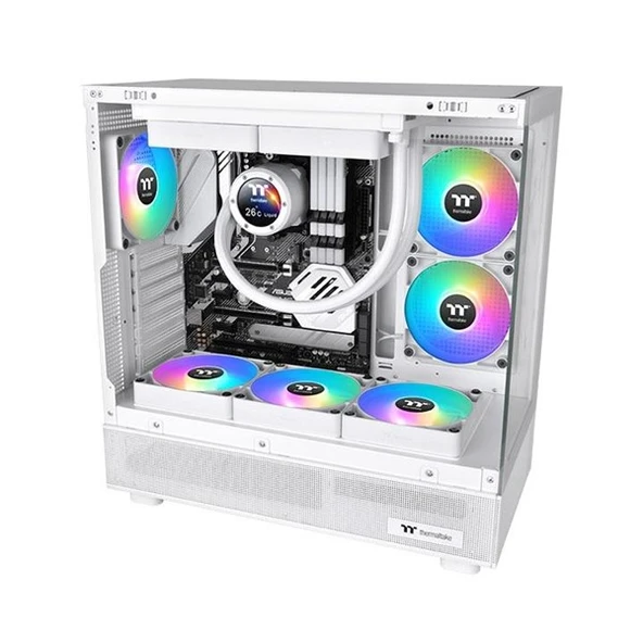 THERMALTAKE CT120 -CL-F175-PL12SW-A ARGB FAN KITI 2-li paket BEYAZ - Resim 5