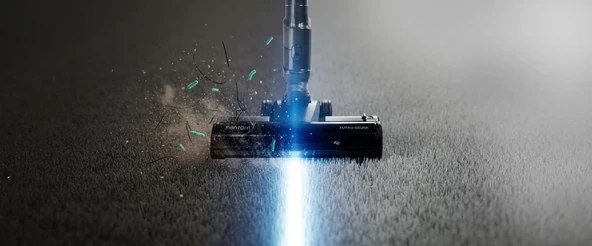 Fantom P6000 Pluto Cyclone Dikey Elektrikli Süpürge Siyah - Resim 9