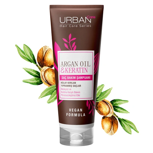 Urban Care Argan Oil & Keratin Saç Bakım Şampuanı 250 ml - Resim 2