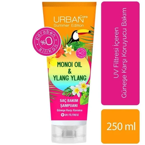 Urban Care Monoi Oil & Ylang Ylang Güneş Sonrası Koruyucu Saç Bakım Şampuanı 250 ml ürün görseli