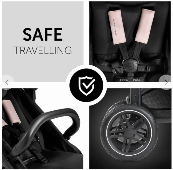 Hauck Rapid 4D Bebek Arabası - Minnie Mouse Rose - Resim 3