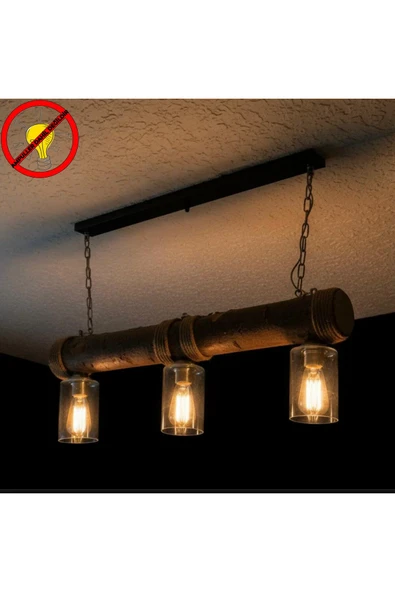 Kütük Dekorlu Avize ürün görseli