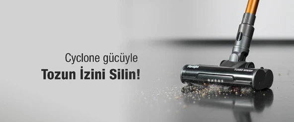 Fantom P6000 Pluto Cyclone Dikey Elektrikli Süpürge Siyah - Resim 11