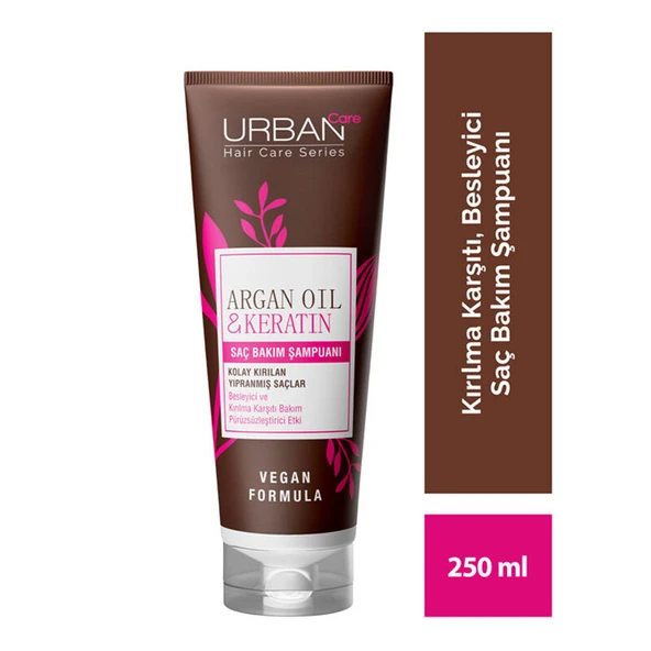 Urban Care Argan Oil & Keratin Saç Bakım Şampuanı 250 ml - Resim 3