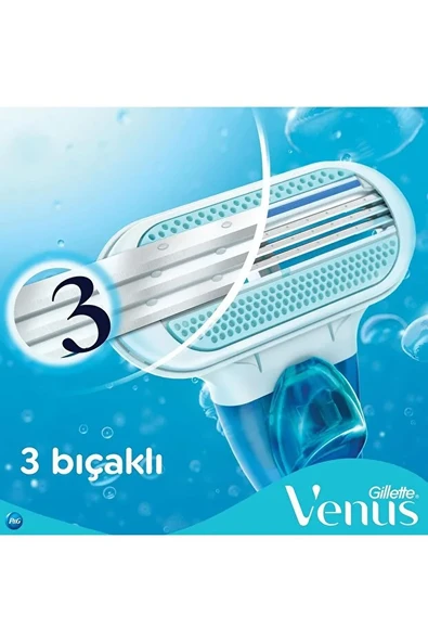 Gillette Venus Smooth Kadın Yedek 2li Tıraş Bıçağı - Resim 4