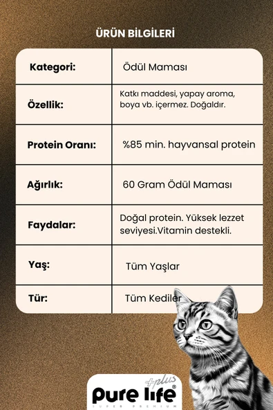 Plus 6'lı Stick Tavuk Etli Kedi Ödül Çubukları 6x15 Gr - Resim 3