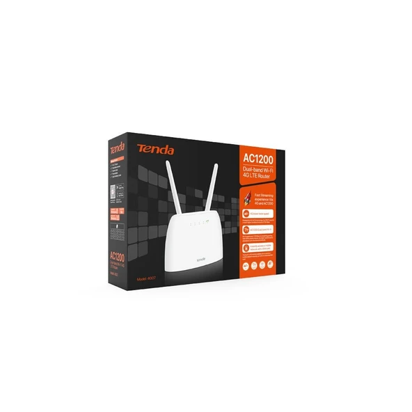 TENDA 4G07 AC1200 DUALBAND 4G LTE ROUTER - Resim 4